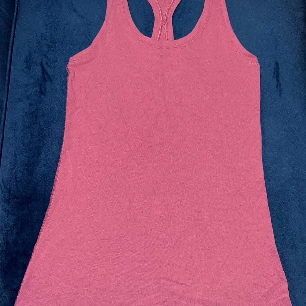 Pink Racerback Tank Top - Picture 3 of 4